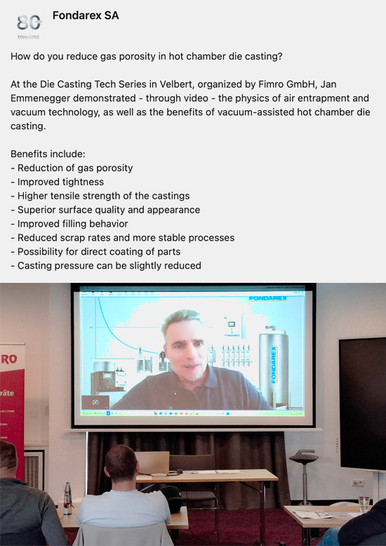 5/13/2026 Die Casting Tech Series in Velbert, Germany